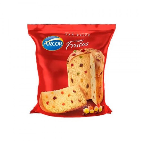 Arcor Pan Dulce Con Frutas 400gr