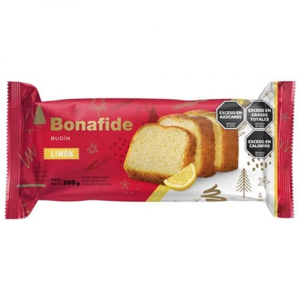 Bonafide Budin Sabor Limon 200gr