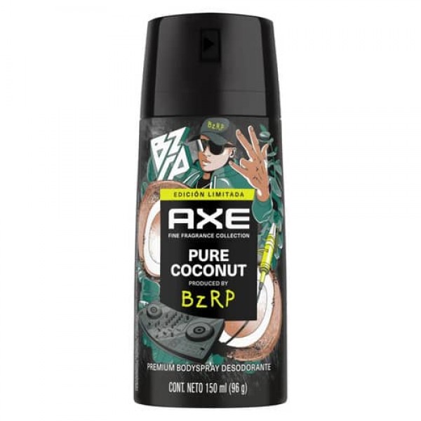 Axe Desodorante En Aerosol Pure Coconut Bzrp 150ml