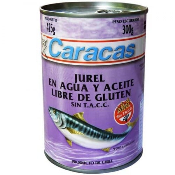 Caracas Jurel En Agua Y Aceite 425gr